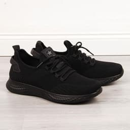 image-Textile sports shoes NEWS M EVE266A black