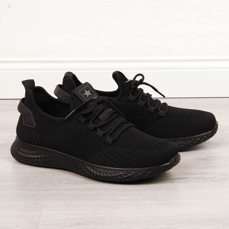 image-Textile sports shoes NEWS M EVE266A black