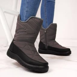image-Gray NEWS W EVE309B waterproof snow boots