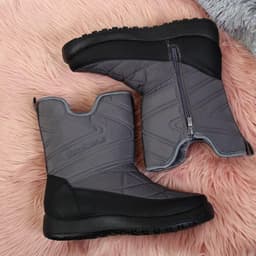 image-Gray NEWS W EVE309B waterproof snow boots