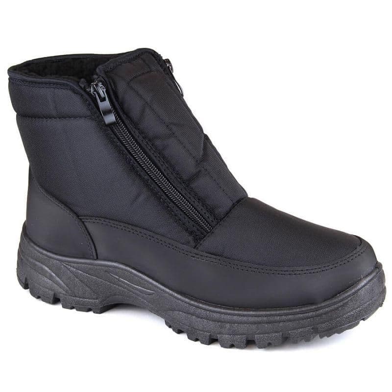 image-News M EVE439 black insulated snow boots