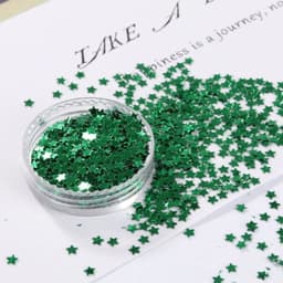 image-10g/Pack Light Gold Nail Sequin 3mm 4mm Star Shape Sequins Paillettes for Nails Beauty,Lady manicure,wedding decoration confetti
