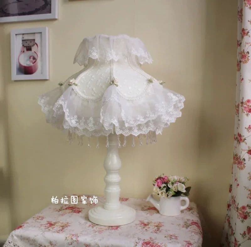 image-Table Lamps Modern Led Fabric Lamp Shades for Living Room Bedroom Desk Lighting Fixtures Wedding Light Home Decor WJ122113