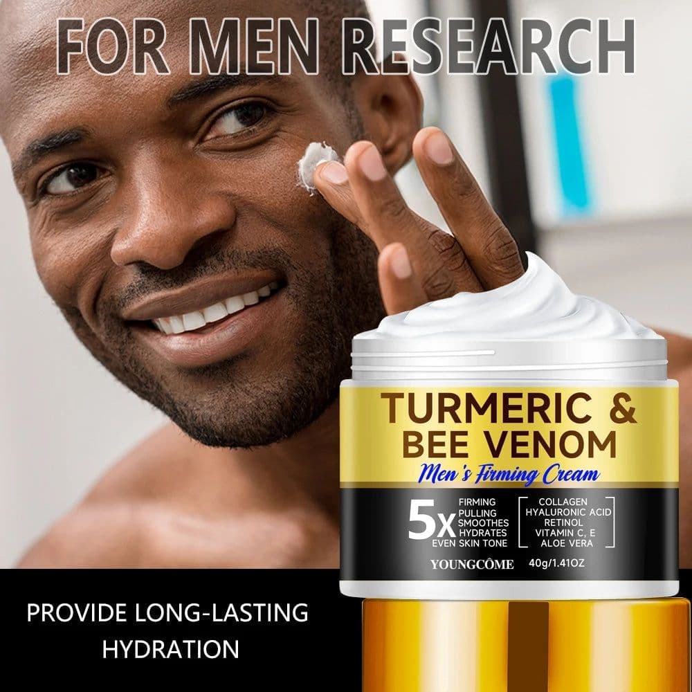 image- 250g Men's Firming Lifting Neck and Face Moisturizing Cream with Retinol Refreshing and Hydrating Improves Skin Elasticity 