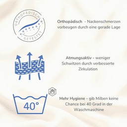 image-Sweety - das orthopädische Allergiker Kopfkissen