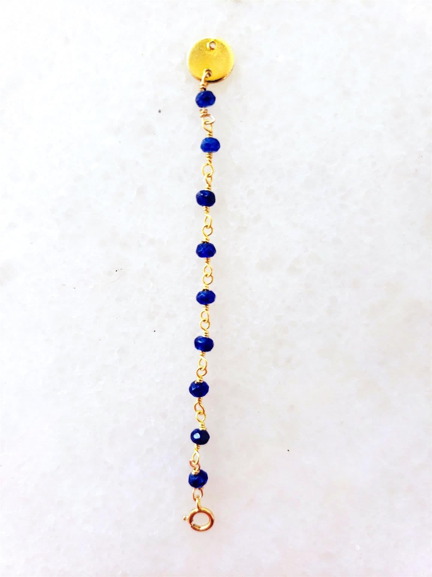 image-Semi-Precious Bead Necklace Extender