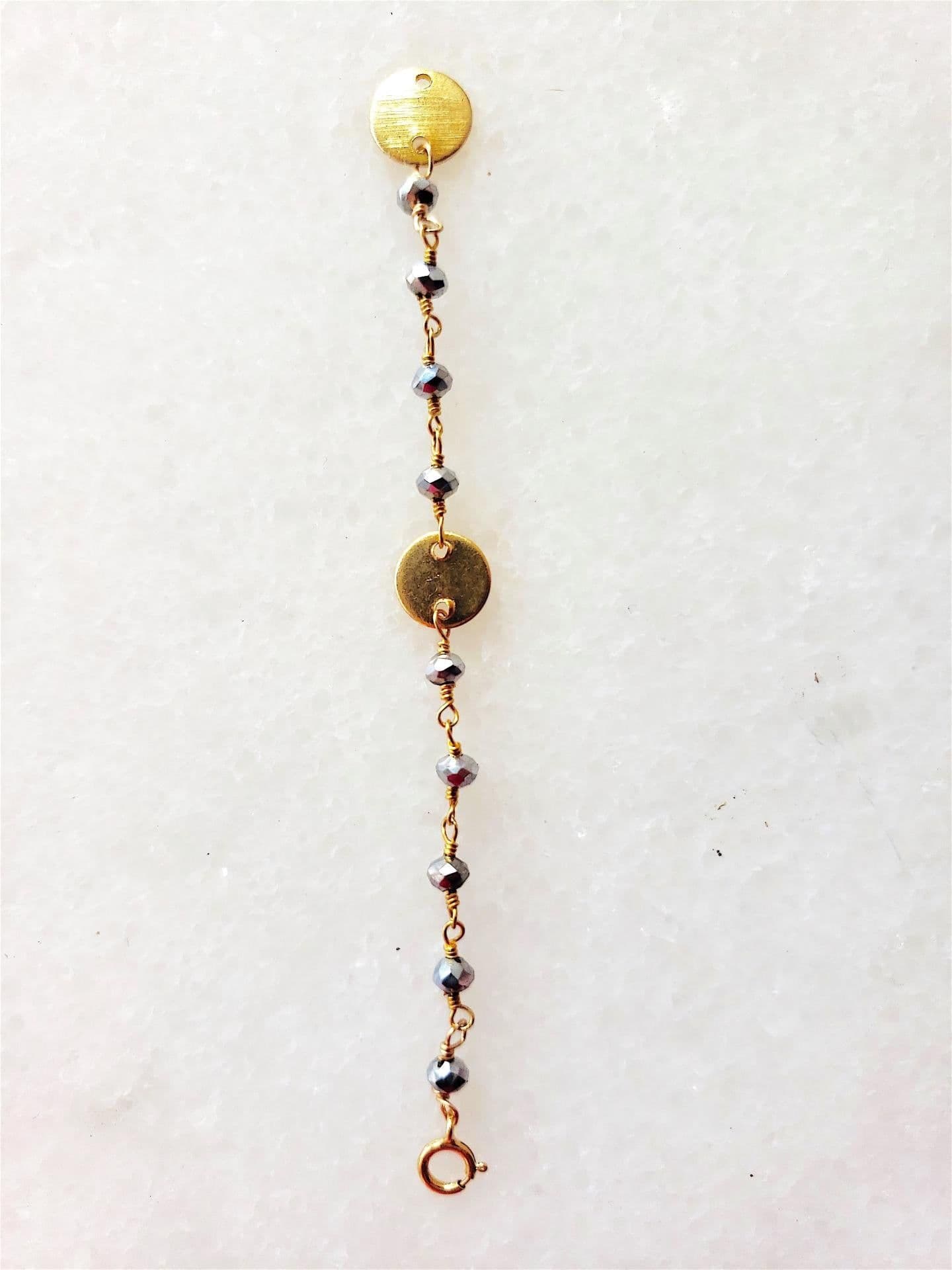 image-Semi-Precious Bead Necklace Extender