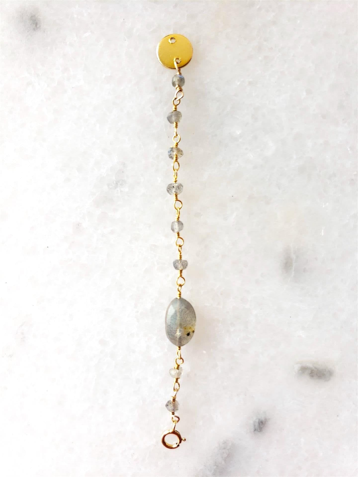 image-Semi-Precious Bead Necklace Extender