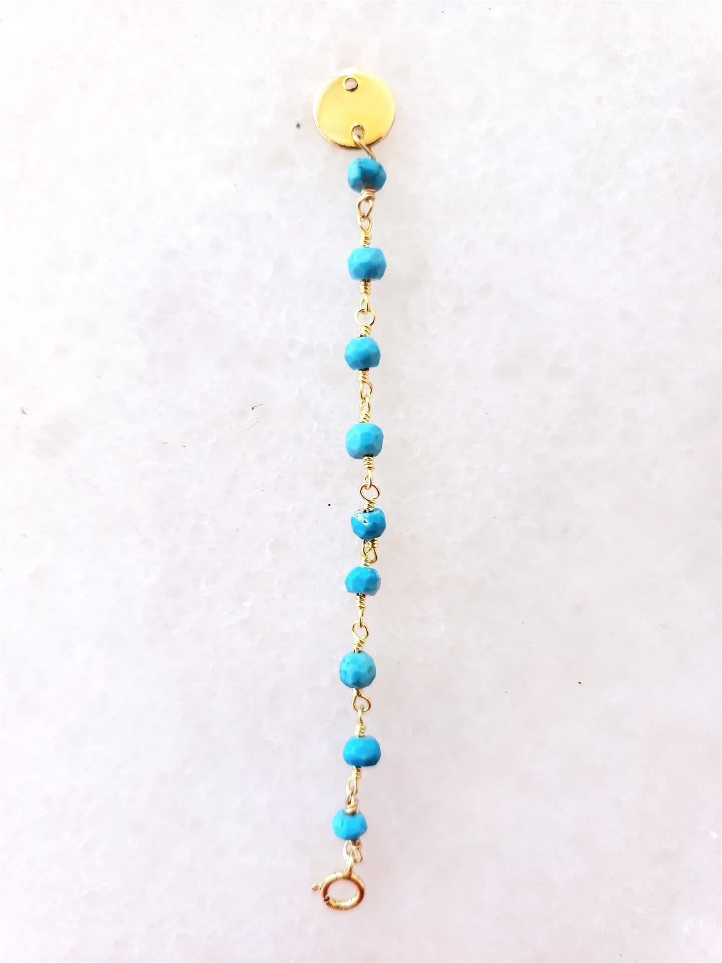 image-Semi-Precious Bead Necklace Extender