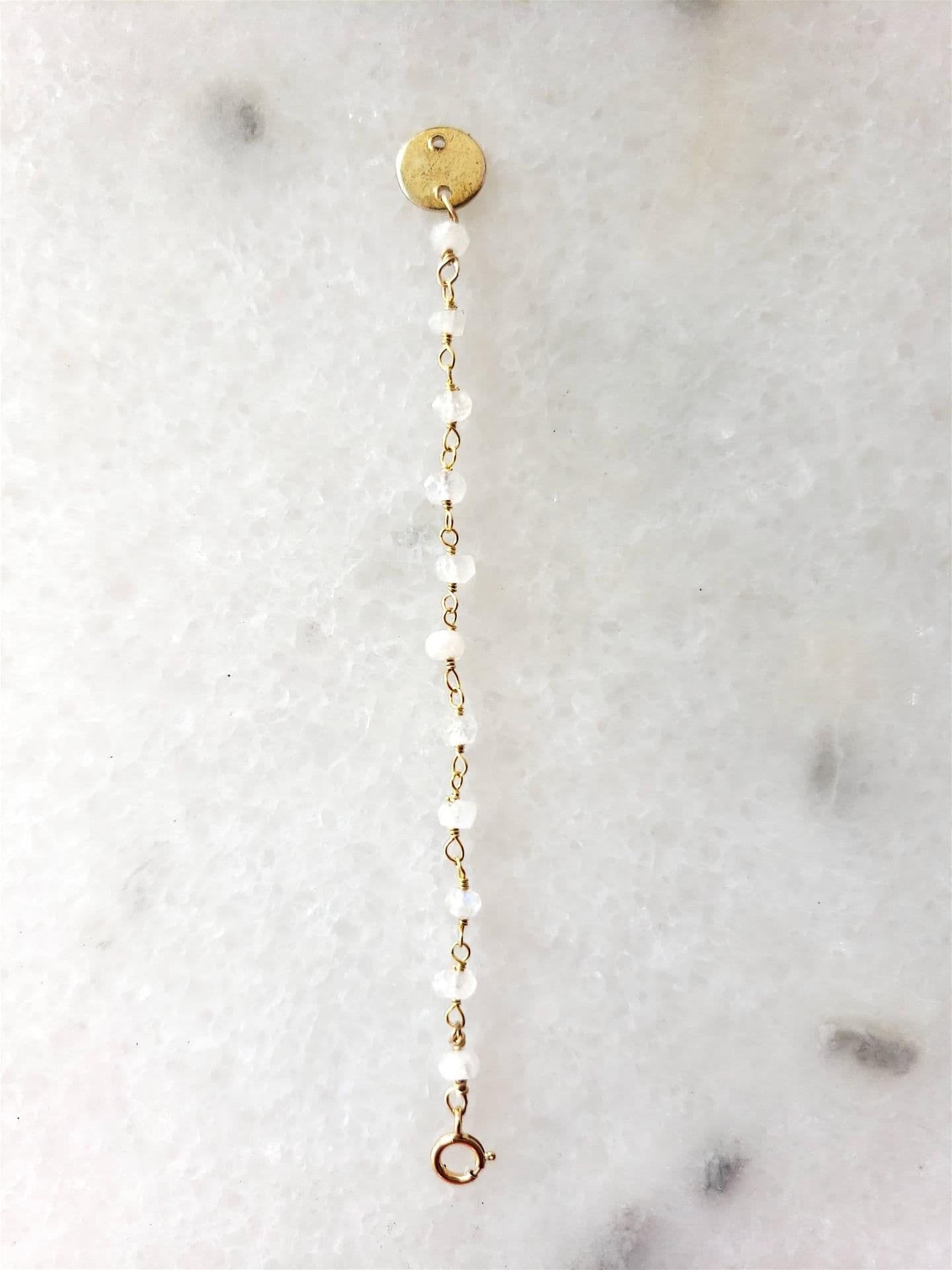image-Semi-Precious Bead Necklace Extender