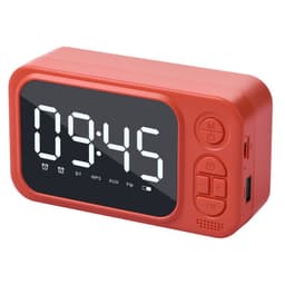 image-Alarm Clock Bluetooth Speaker Outdoor Portable Wireless