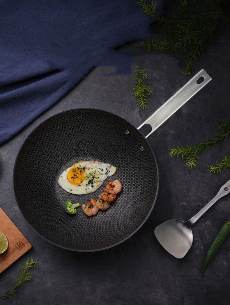 image-New Household Non-stick Pan Frying Pan Induction Cooker Wok