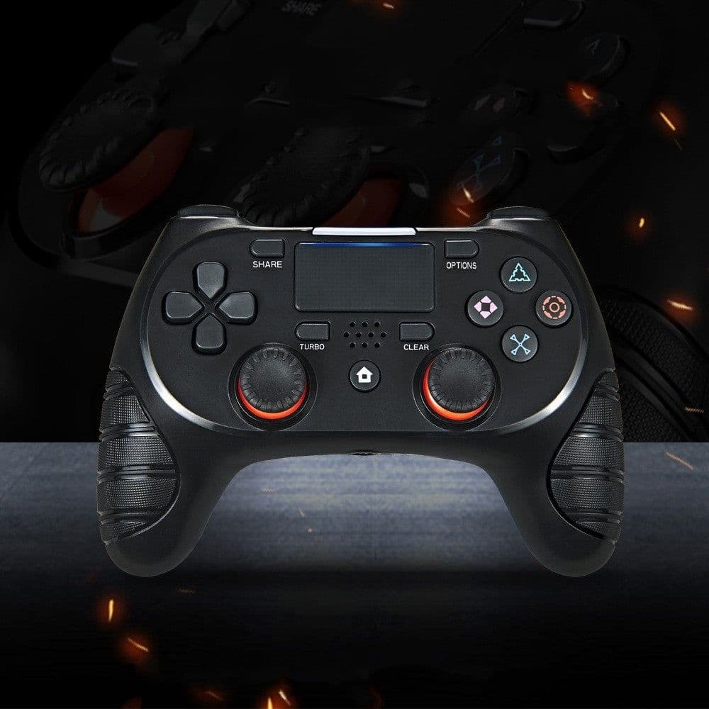 image-Six Axis Double Vibration Game Handle With Light