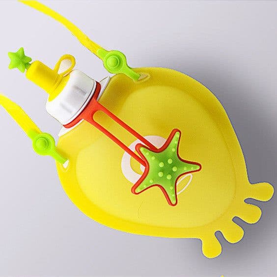 image-Silicone Children's Foldable Water Cup Outdoor Cartoon