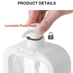 image-Foaming Soap Dispenser, 300ml And 500ml Dish Soap Dispenser, Refillable Modern Square Pump Bottle Lotion Dispenser, Hand Soap Dispenser For Bathroom, Kitchen Portable Empty Bottle, Dish Soap Dispenser
