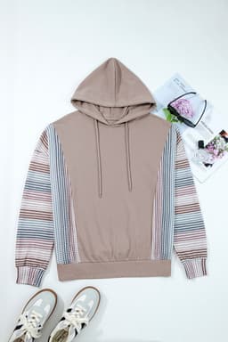 image-DUNE Colorblock Patchwork Baggy Hoodie