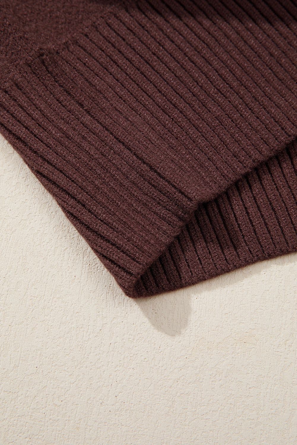 image-Brown Cowgirl Fashion Print Casual Sweater