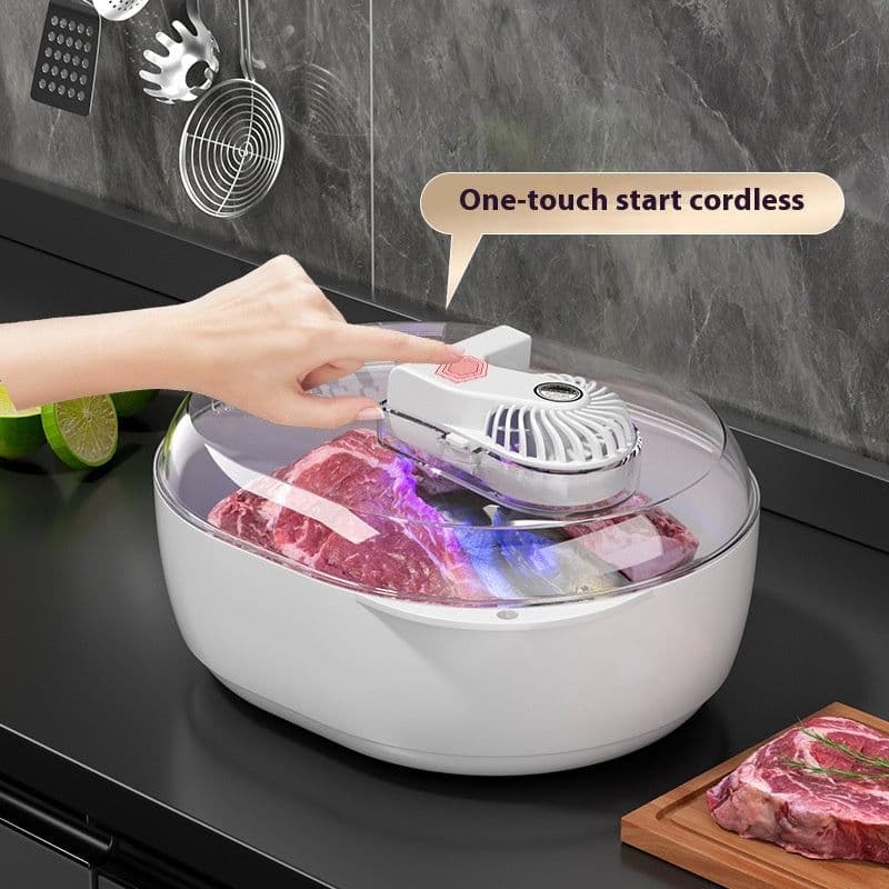 image-Aluminum Quick Defrosting Plate - Modern Food Thawing Tray