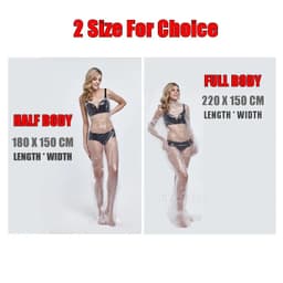 image-10Pcs/Pack Disposable Sauna Sweat Coverall Clear Waterproof PE Plastic Body Suit Weight Loss Sauna Wholesale For Beauty Salon