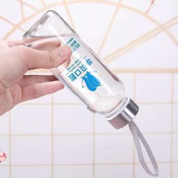 image-Creative 300ml Glass Water Cup Transparent Tumbler