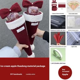 image-Christmas Gift Christmas Eve Single Bow Christmas Eve Fruit Bouquet