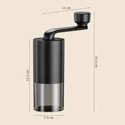 image-Manual Coffee Bean Grinder Portable Grinder Home Outdoors Travel Hand Crank Coffee Grinder Adjustable Bean Grinde