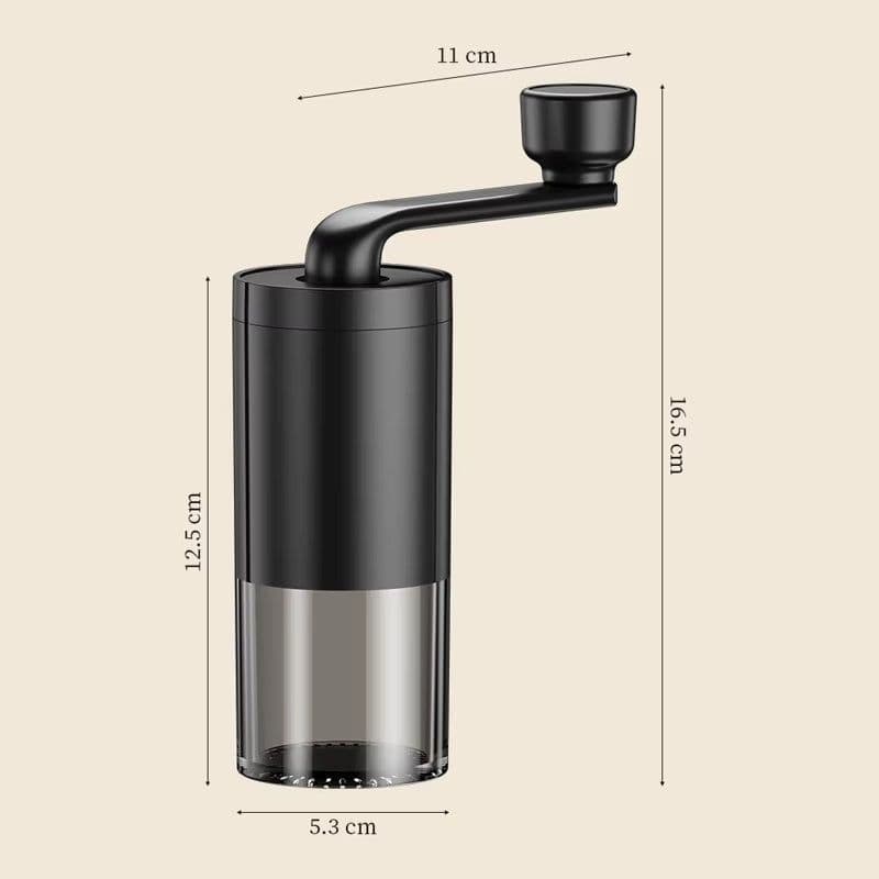 image-Manual Coffee Bean Grinder Portable Grinder Home Outdoors Travel Hand Crank Coffee Grinder Adjustable Bean Grinde