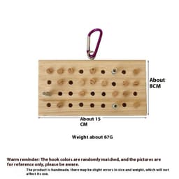 image-Parrot Toys Training Decompression Hanging Solid Wood Keyboard Toy