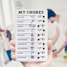 image-Self-discipline Punch Card Students' Develop Good Habits Planner Old Man My Chores Memo Message Inspection Table Can Replace Daily Life, Good Habits Develop Daily Learning Task Planning