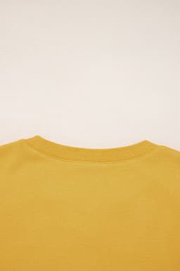 image-Citrus Pleated Balloon Sleeve Pullover Sweatshirt
