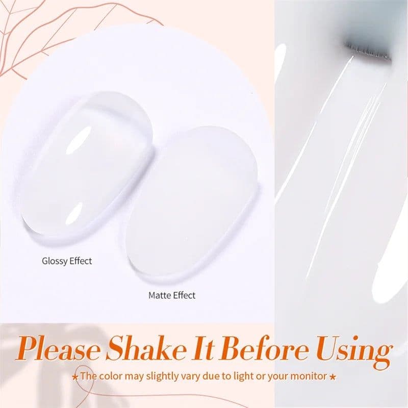 image-BORN PRETTY Milky White Jelly Nude Gel Nail Polish 10ml White Translucent Soak Off Gel Vernis Semi Permanent Need UV Light Cure