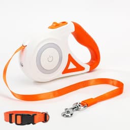 image-Dog Leash Retractable Leash And Dog Collar Spotlight Automatic Pet Dog Cat Traction Rope For Small Medium Dogs Pet Product