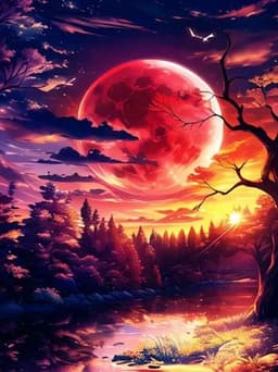 image-Animal Diamond Painting Handmade Landscape Painting