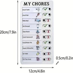 image-Self-discipline Punch Card Students' Develop Good Habits Planner Old Man My Chores Memo Message Inspection Table Can Replace Daily Life, Good Habits Develop Daily Learning Task Planning