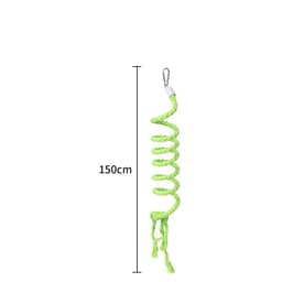 image-Gradient Colorful Bird Rope Perch Stand For Bird Cages Bendable Climbing Rope Cage Accessory Toy For Cockatiel Parakeet Sugar Glider