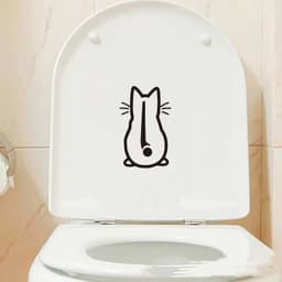 image-Personalized Cute Cat Shape Wiper Decoration Sticker