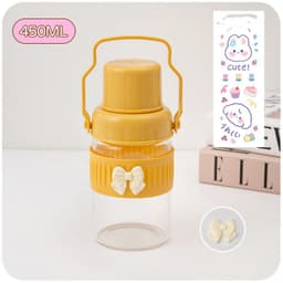 image-Niche Portable Children's Cute Glass Water Cup