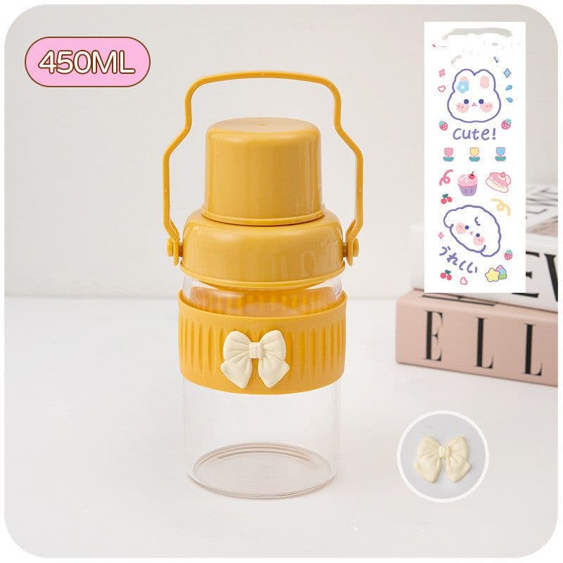 image-Niche Portable Children's Cute Glass Water Cup