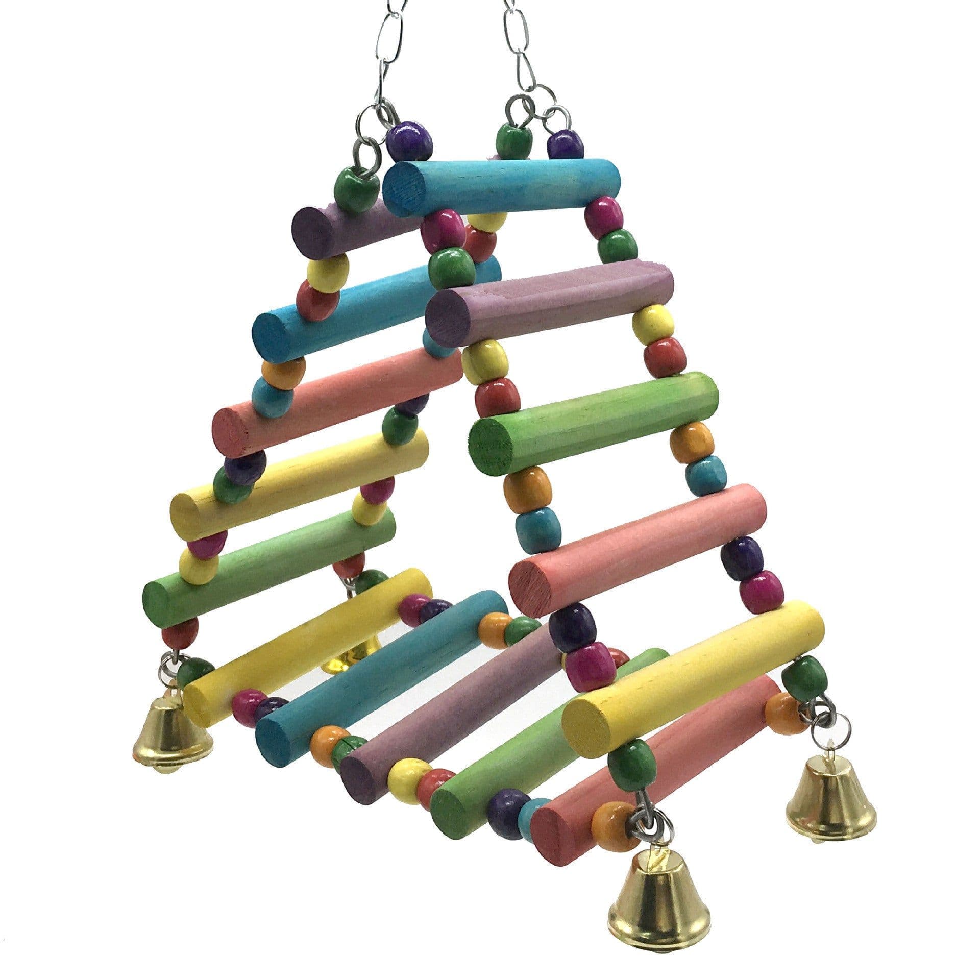 image-Parakeet Bird Toy Amusement Park Swing Stand