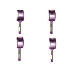 image-Bristle Hair Brush - Detangler Massage Comb
