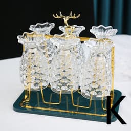 image-Mermaid Cup Arch Water Cup Holder Set