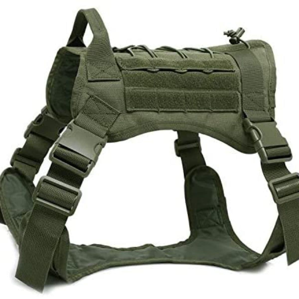 image-Outdoor Tactical Training Dog Clothes Large Dog Vest Camouflage Pet Vest