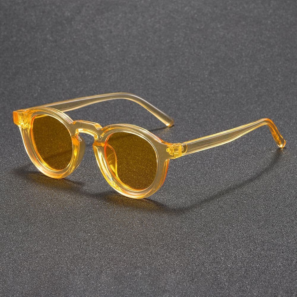 image-Retro Round Small Frame High Sense Men's And Women's Sunglasses