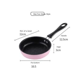 image-Mini Pan Non-stick Frying Pan Egg Frying Pan Kitchen Candy Toy Real Cooking Children Small Pot