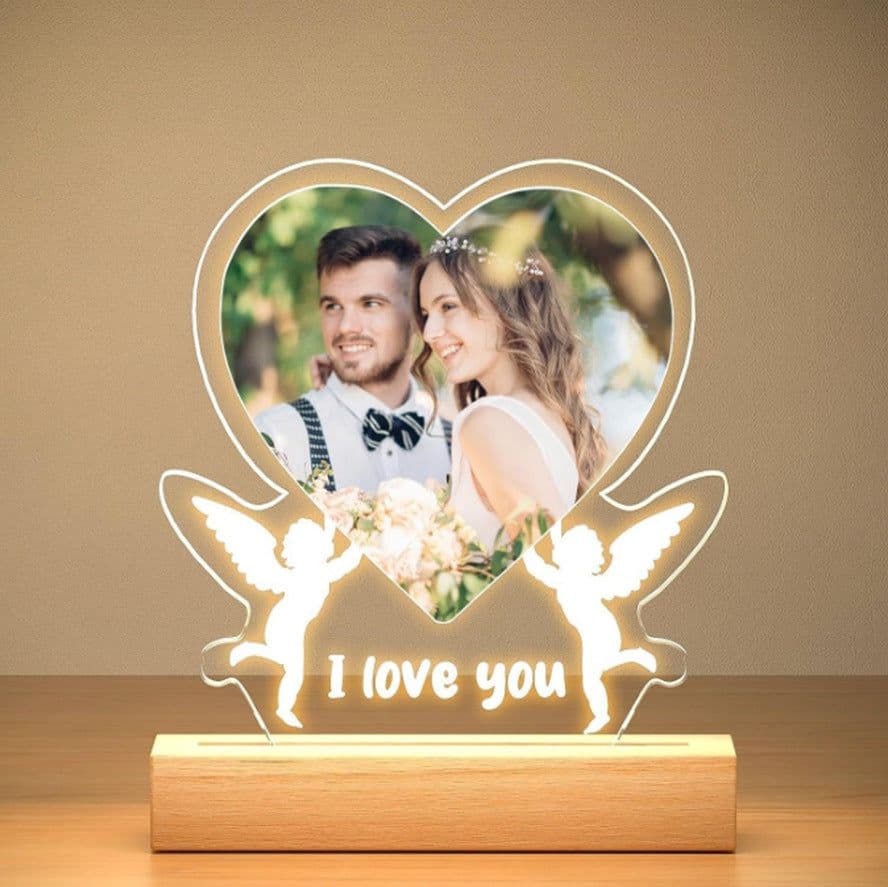image-Valentine's Day Night Light Acrylic Color Printing Photo Personalized Ornament