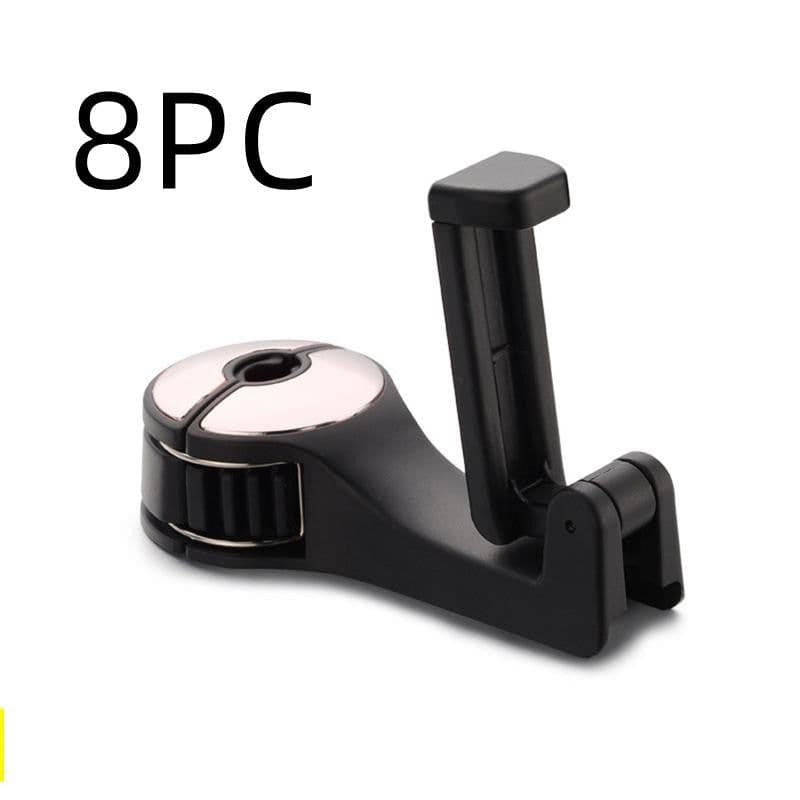 image-Car Headrest Hook Phone Car Holder Car Hanger For A4 B6 Seat Back Hanger Storage Hook Phone Holder Auto Fastener Clip