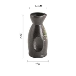 image-Japanese Style Ceramic Wine Pot - Handmade Baijiu Carafe