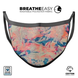image-Liquid Abstract Paint Remix V12 - Made in USA Mouth Cover Unisex