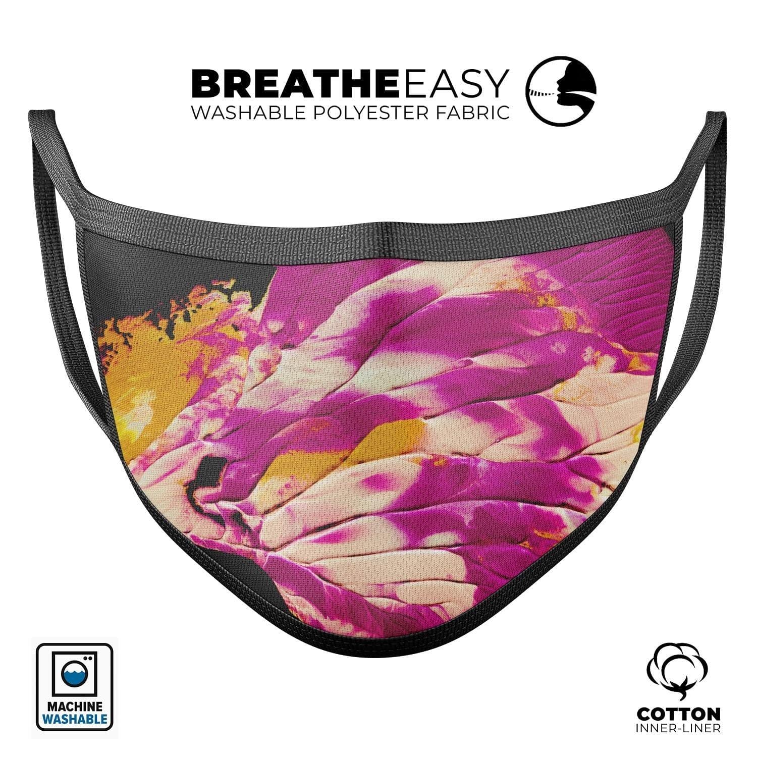 image-Liquid Abstract Paint V15 - Made in USA Mouth Cover Unisex Anti-Dust