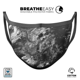 image-Liquid Abstract Paint V52 - Made in USA Mouth Cover Unisex Anti-Dust